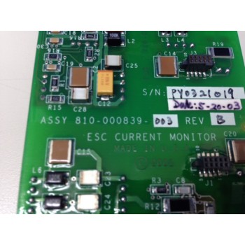 LAM Research 810-000839-003 ESC CURRENT MONITOR